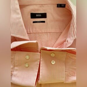 Men's Pink Striped Shirt
